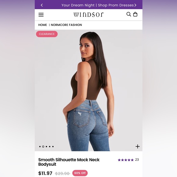 Brown bodysuit worn once! - Picture 5 of 5